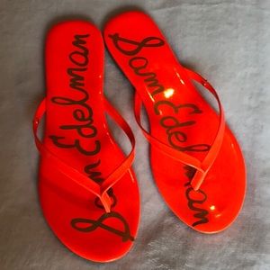 Sam Edelman flip flop sandals, almost new 8.5